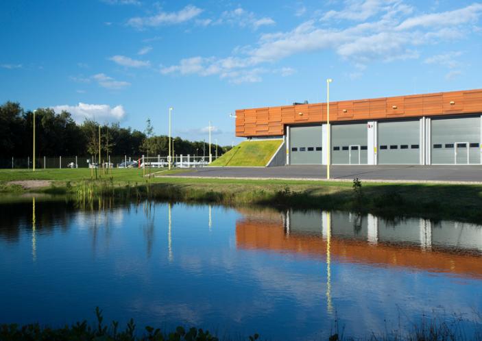 丹麦燃气站建筑与景观设计