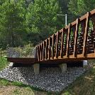 西班牙耐候钢步行桥景观设计