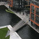 伦敦运河折扇步行桥景观设计（2015-1-13）