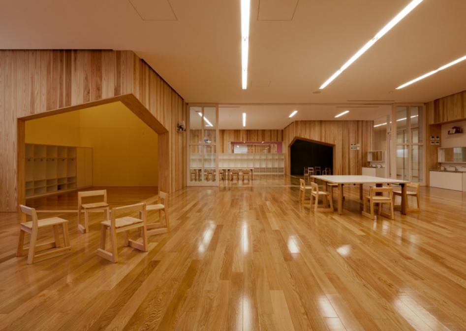 京都的Mukou幼儿园建筑景观设计