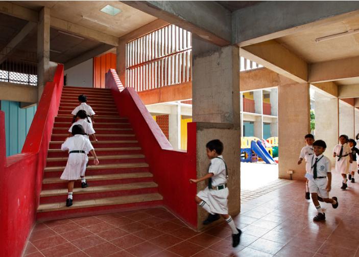 印度的DPS幼儿园建筑设计